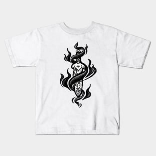 Knife Fire Kids T-Shirt